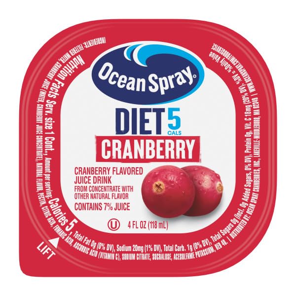 Ocean Spray detalle del cierre y tapa fácil de abrir para beber rápido
