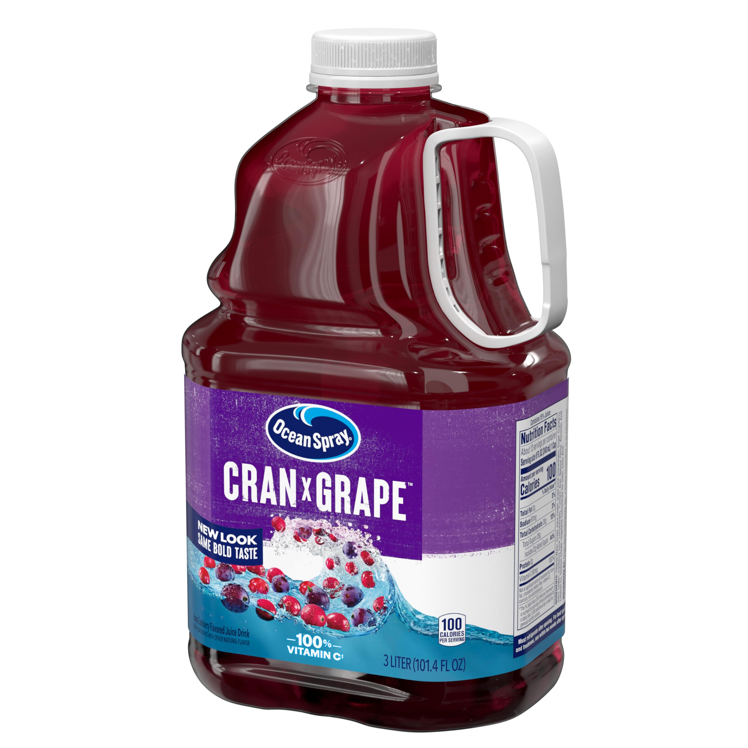 Ocean Spray concentrado y frutas representando origen real del jugo