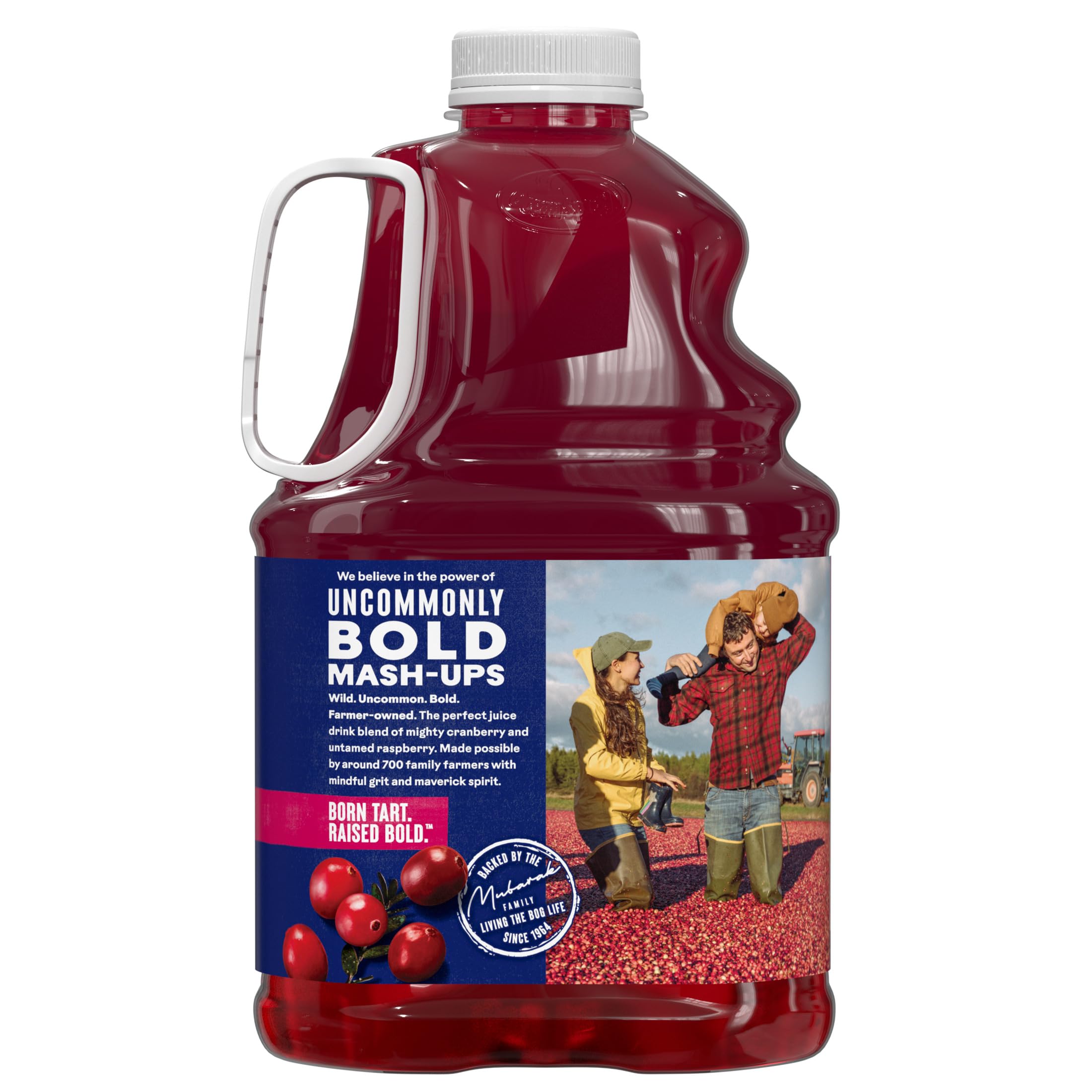 Ocean Spray mezcla de Cran-Grape en cóctel mostrando color intenso