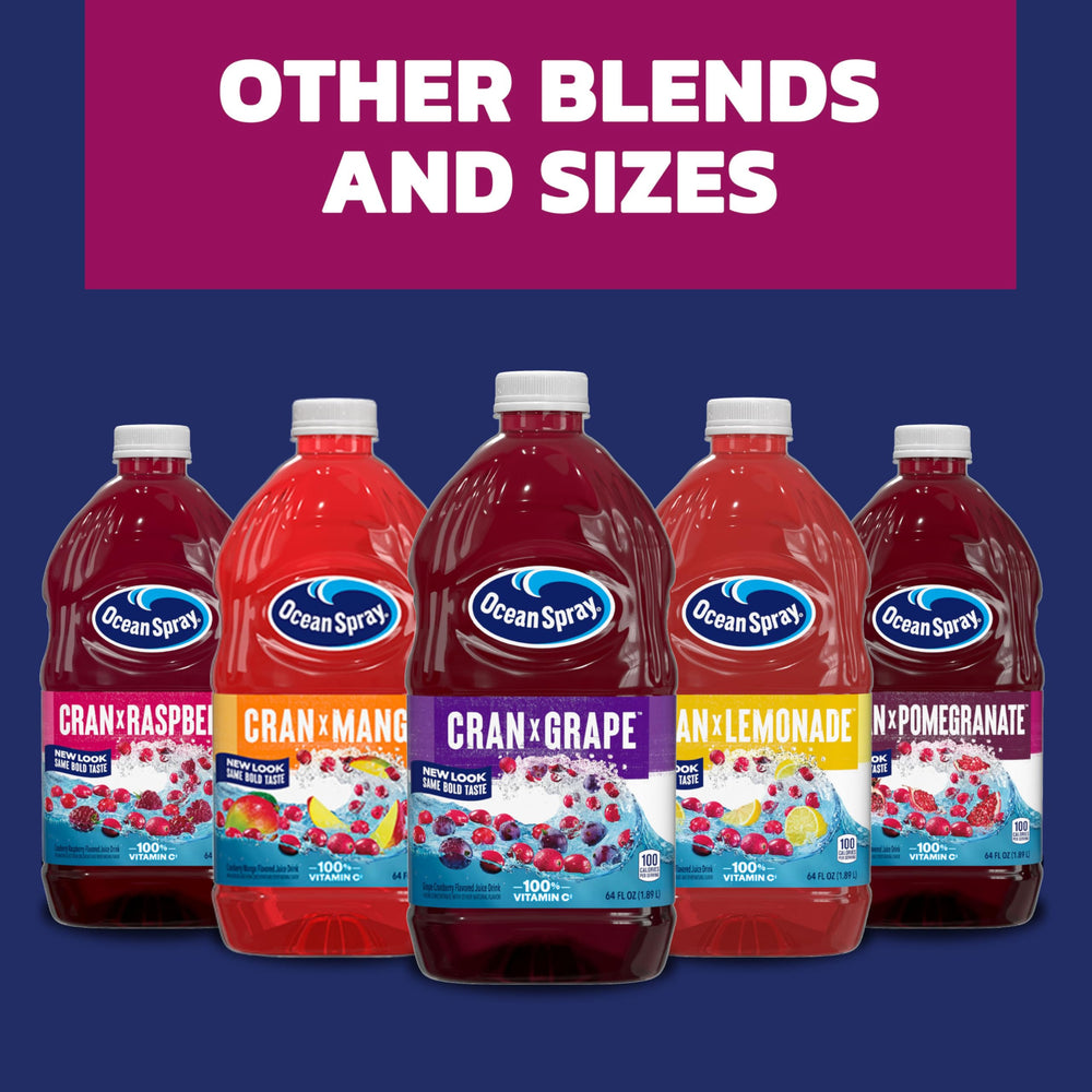 Ocean Spray botella sobre mesa de desayuno sugiriendo consumo diario
