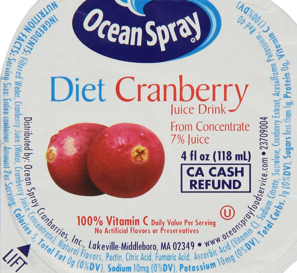 Ocean Spray tazas en picnic mostrando versatilidad para salidas
