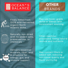 Ocean's Balance escamas espolvoreadas en palomitas, alternativa saludable y sabrosa
