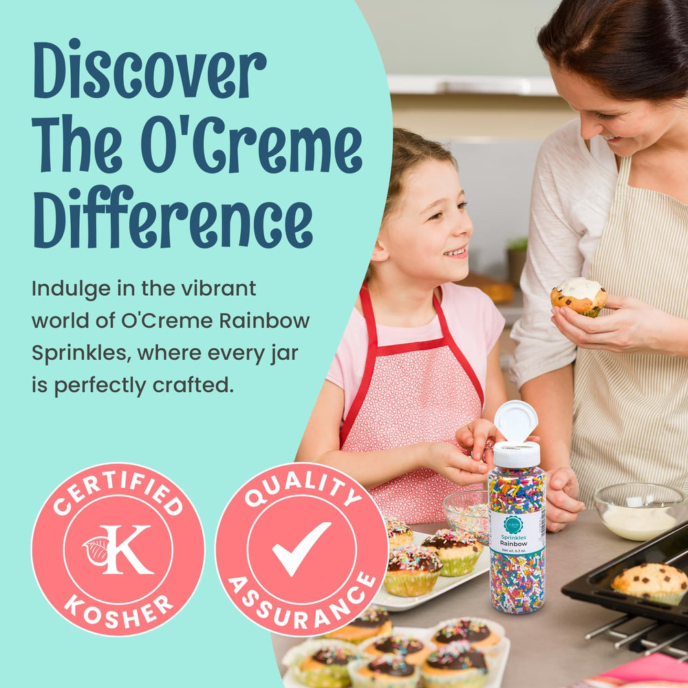 O'Creme en cupcake decorado que realza presentación de postres