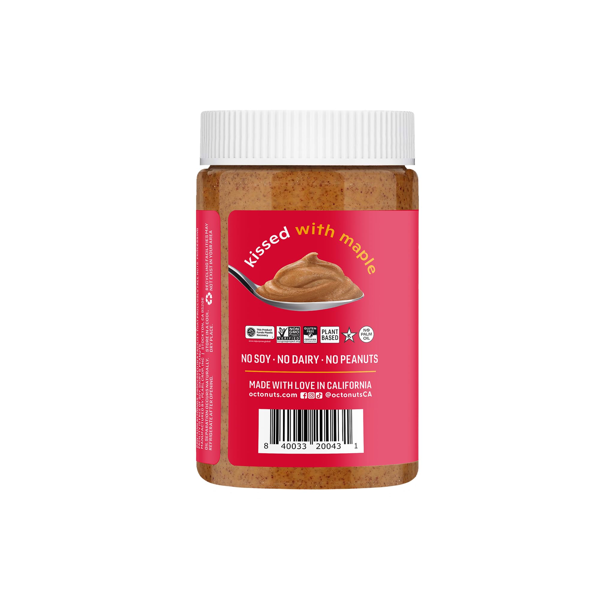 Octonuts almendras tostadas antes del molido, sabor intenso