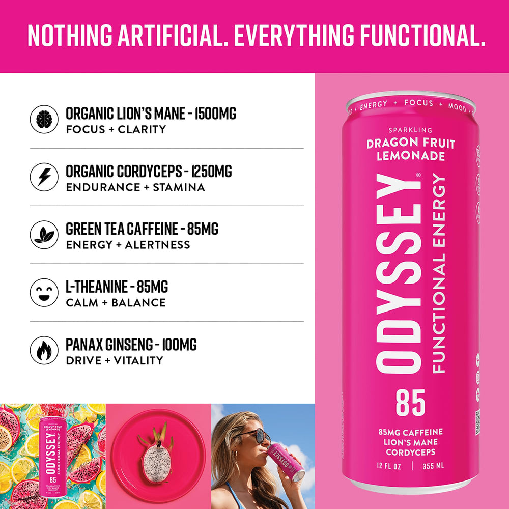 Odyssey Elixir lata en mano 12 oz, beneficio tamaño portátil