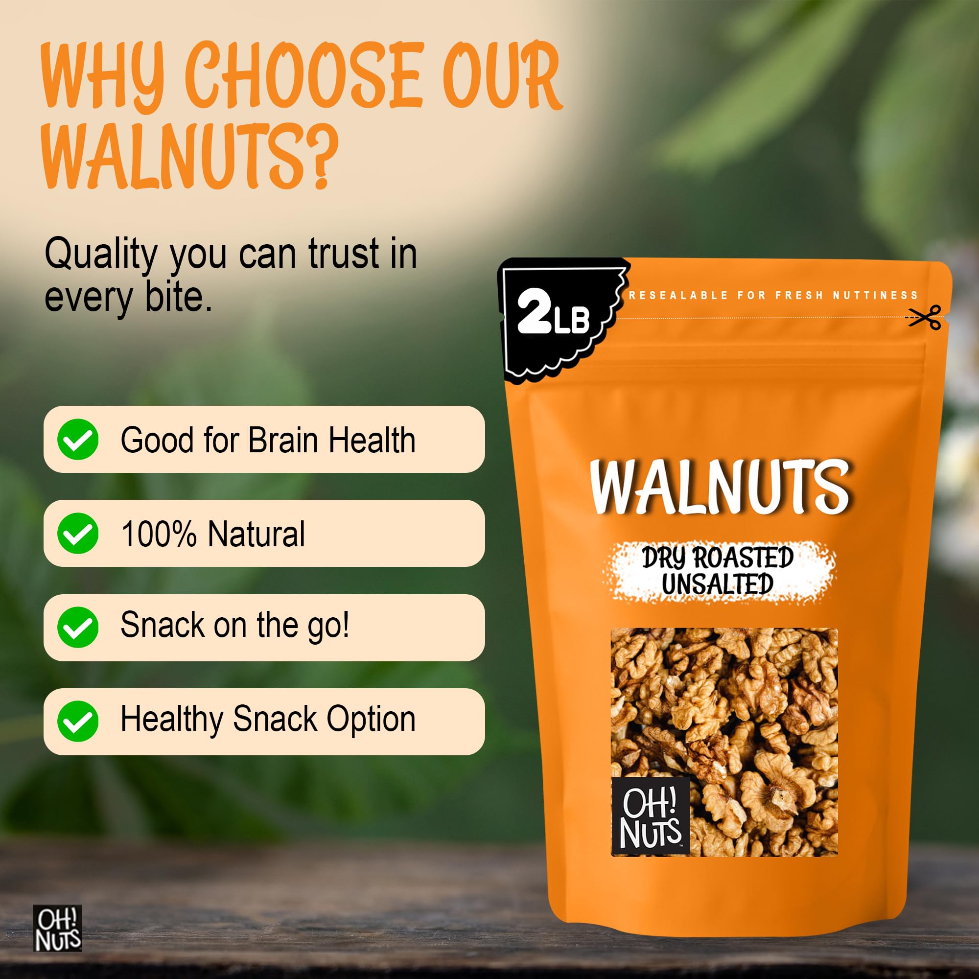 Oh! Nuts nueces mezcladas en trail mix como snack energético