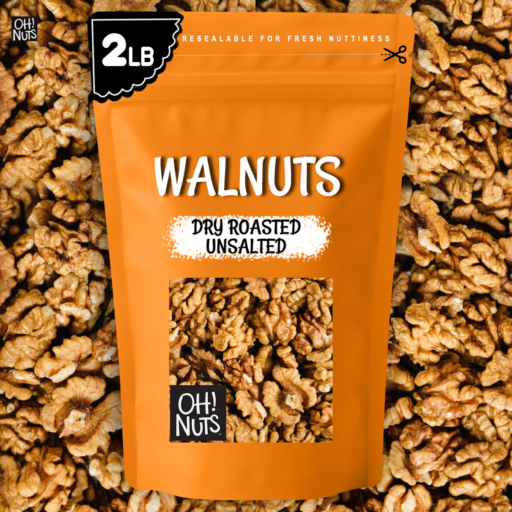 Oh! Nuts etiqueta Ok Kosher visible para confianza del consumidor