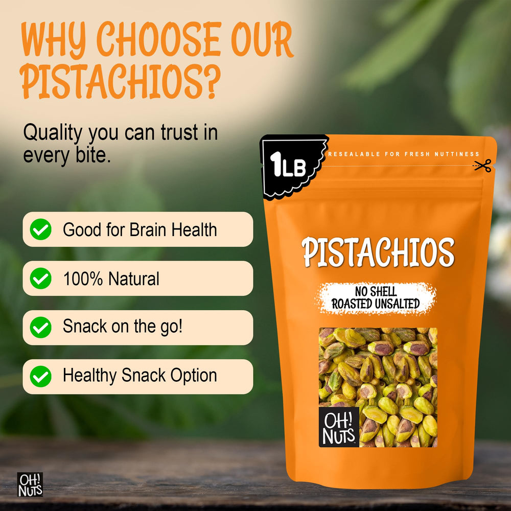 Oh! Nuts pistachos mezclados con frutos secos variedad nutritiva