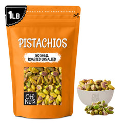 Oh! Nuts pistachos sin cáscara empaque frontal conserva frescura