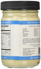 Ojai Cook Lemonaise Light etiqueta clara, información de ingredientes visible
