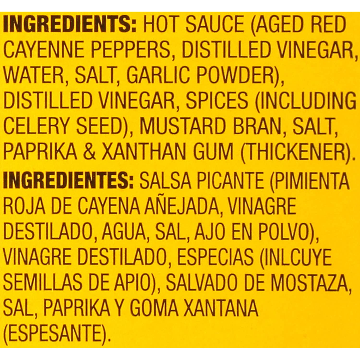 OLD BAY textura de la salsa en gota que revela consistencia y brillo
