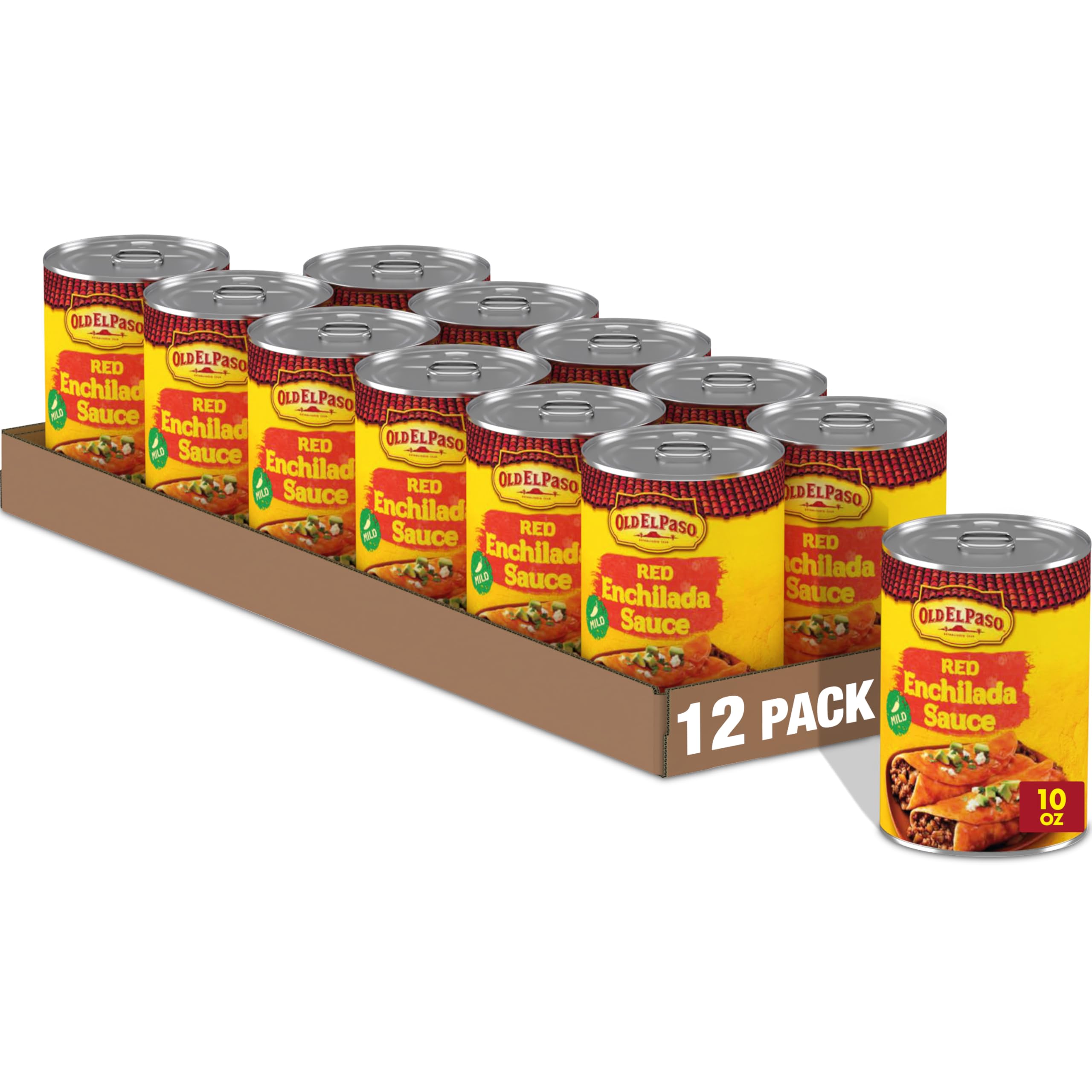 Old El Paso lata frontal mostrando la marca y facilidad de uso