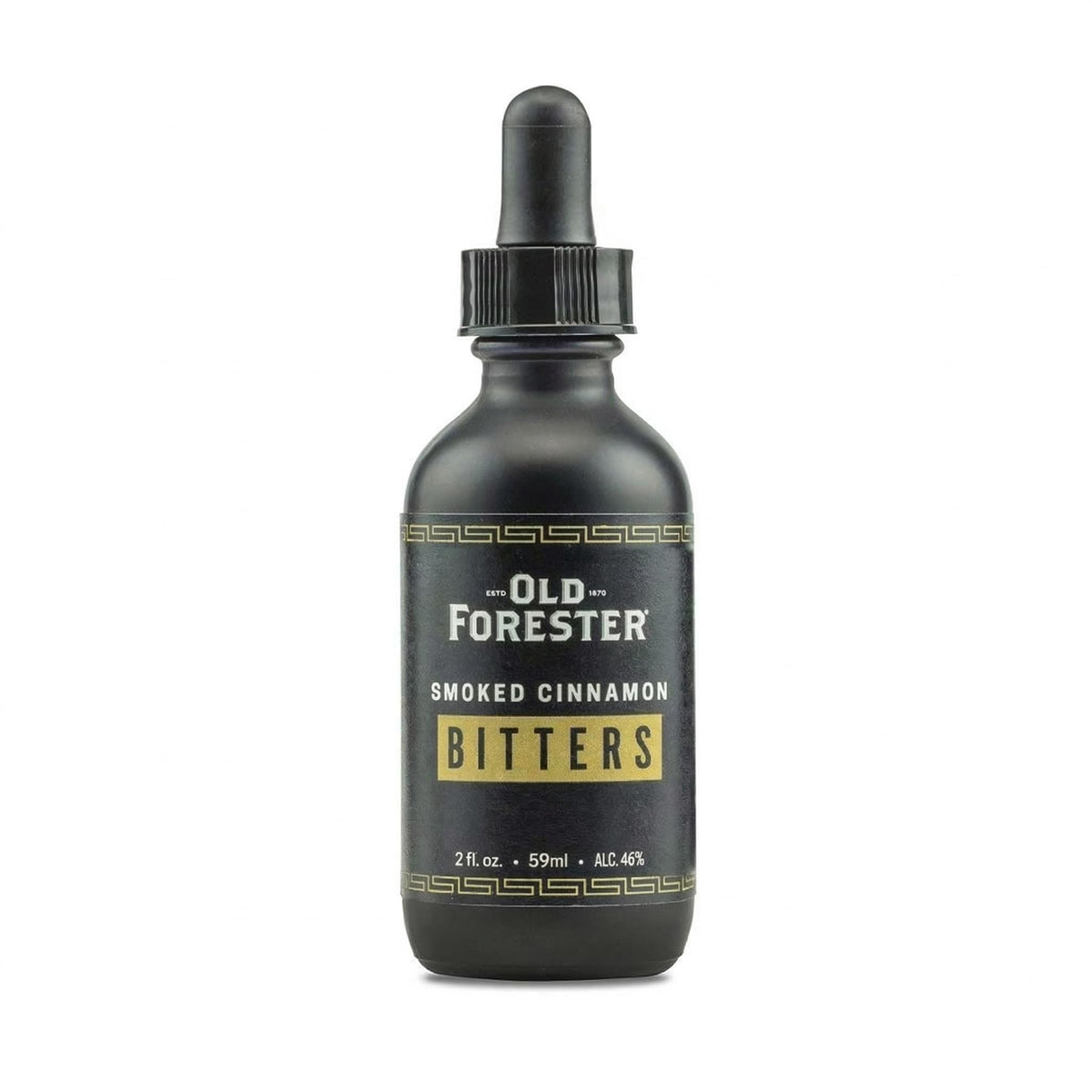 Old Forester botella frontal 2 fl oz con amargo de canela para cócteles