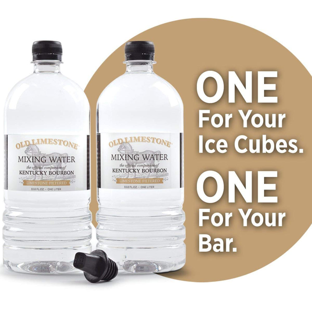 Old Limestone cubitos de hielo hechos con esta agua, hielo limpio que preserva aromas