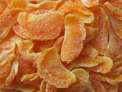 OLIVENATION paquete frontal de rodajas de mandarina deshidratada, snack listo para llevar