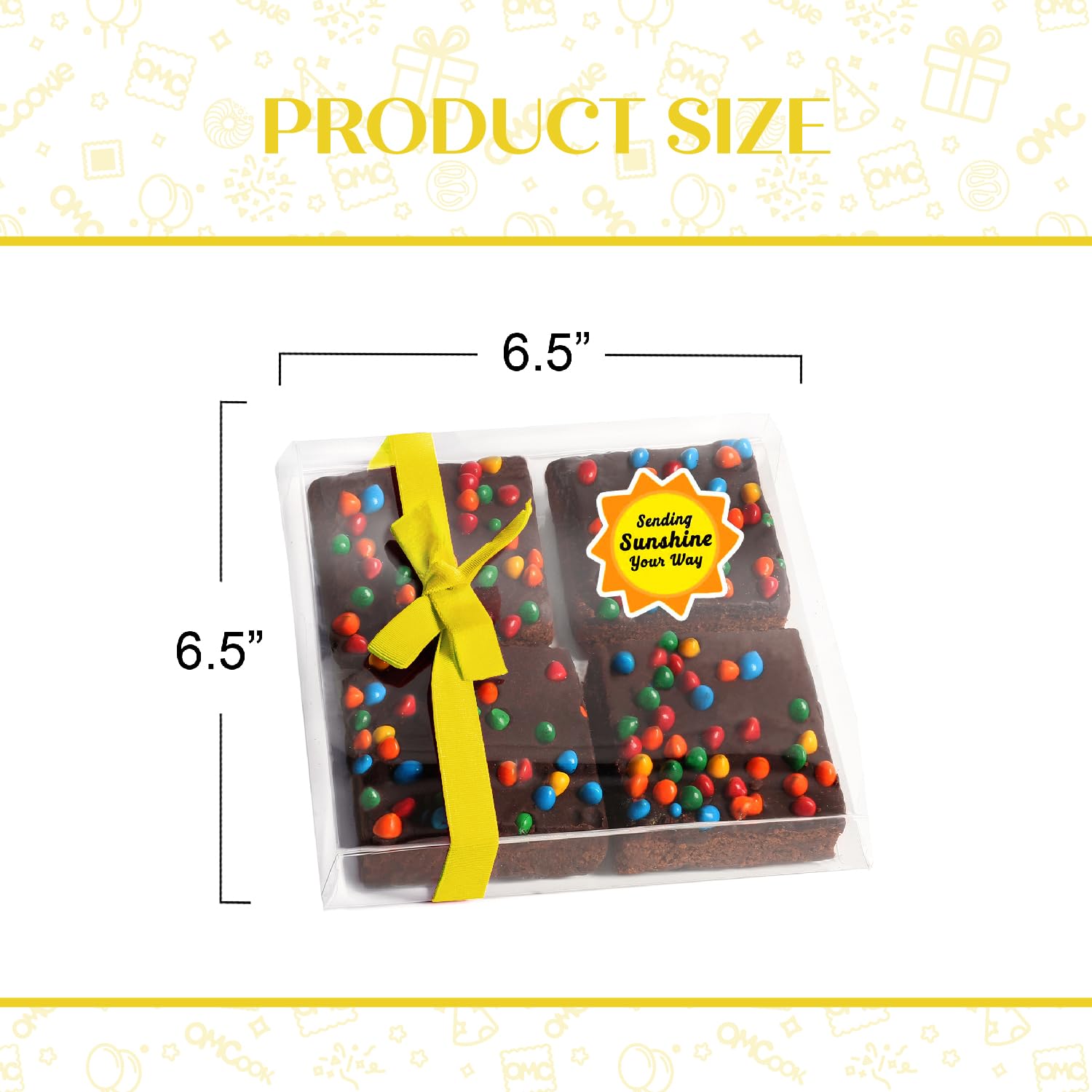 OMCookie cesta en ambiente hogareño como regalo, sugiere calidez y sorpresa