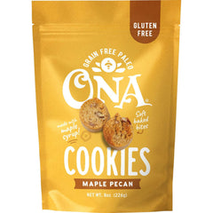 Ona galletas frente del empaque mostrando marca y beneficios claros
