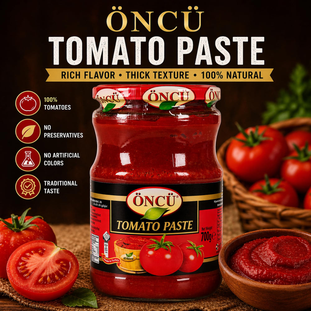 ÖNCÜ textura en primer plano mostrando consistencia espesa y concentrada