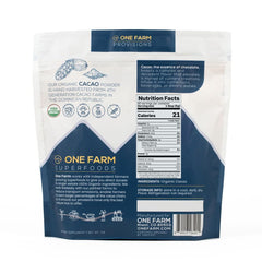 One Farm by WAAYB cacao vertido en latte mostrando crema y color intenso