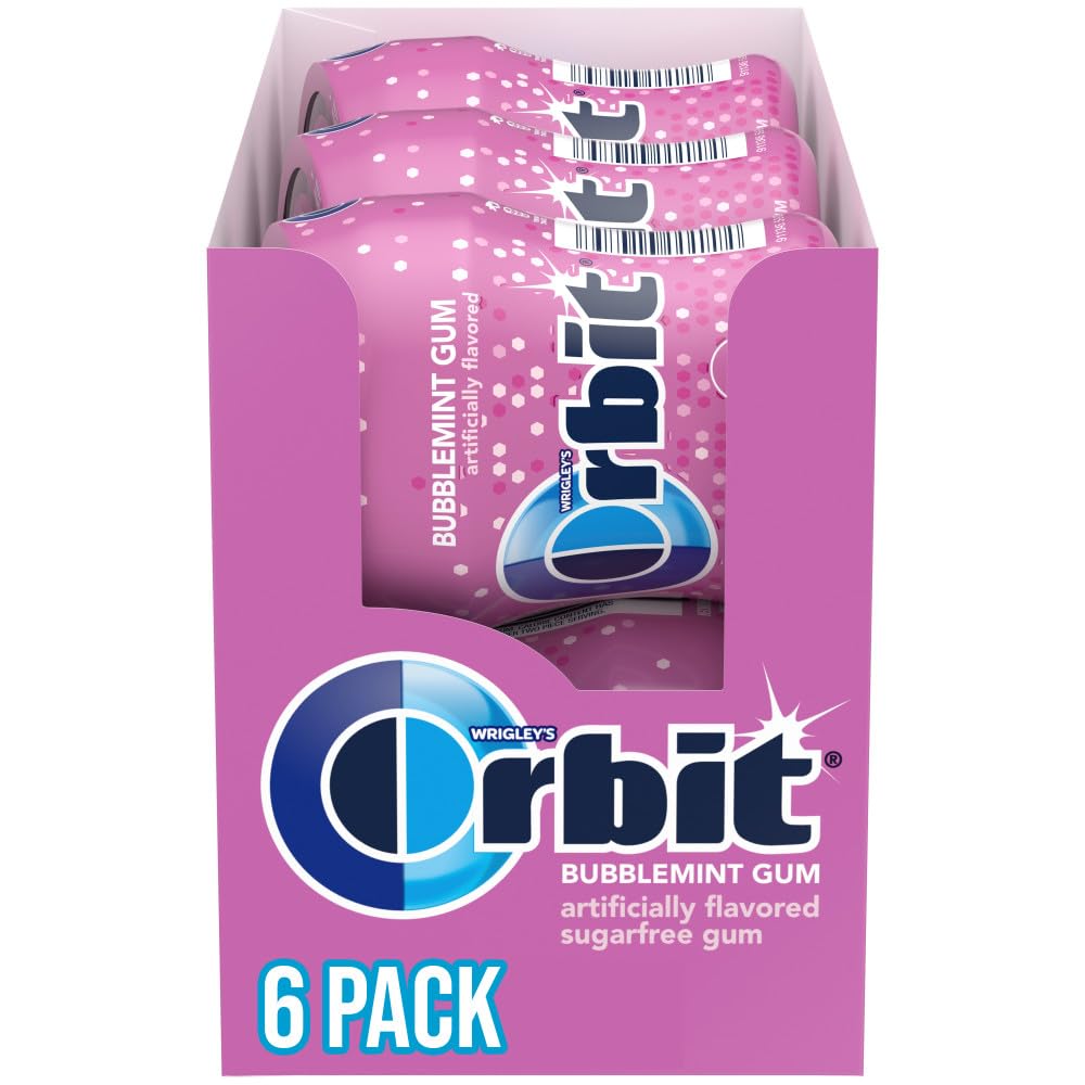 Orbit piezas dentro de la botella visibles, mantienen sabor prolongado
