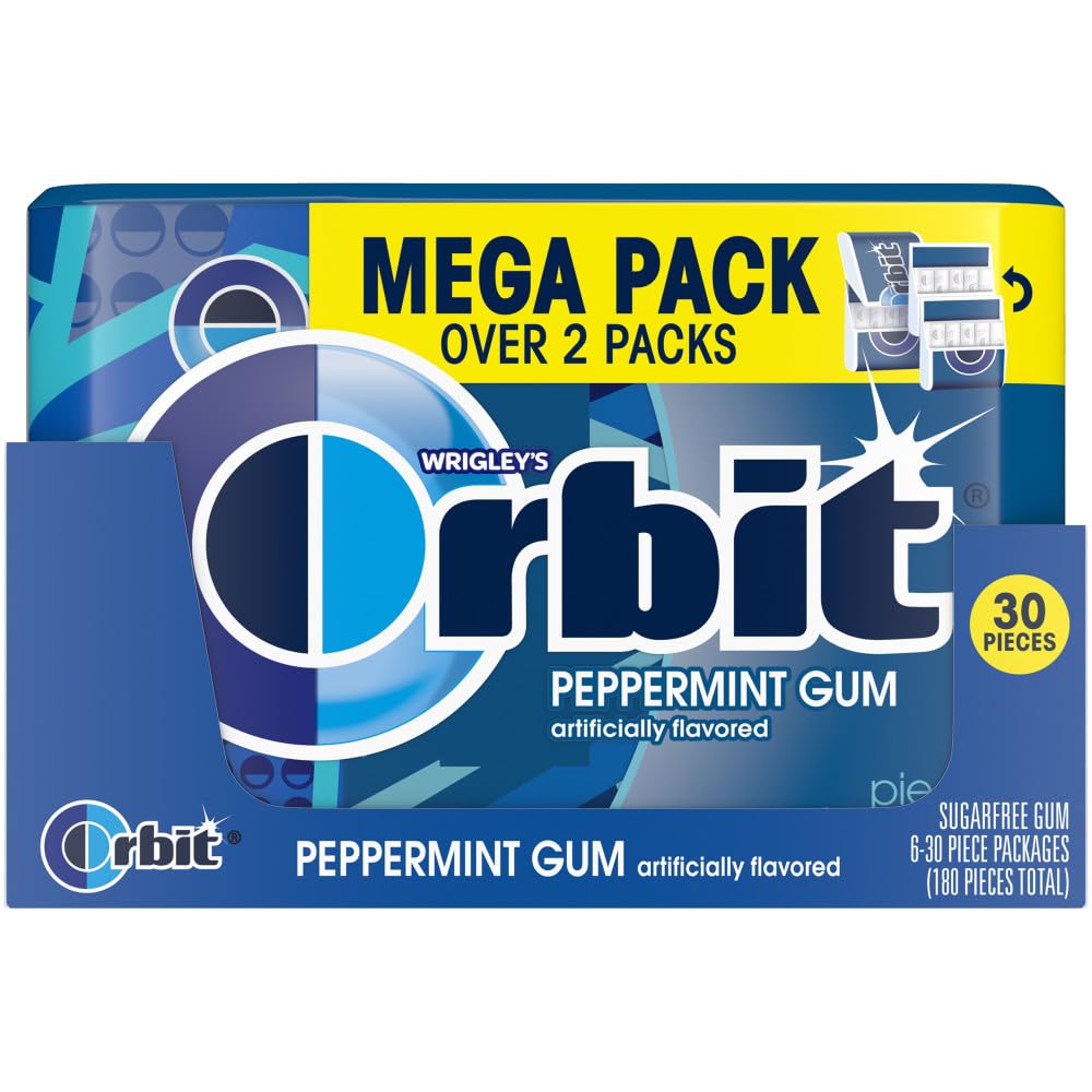 Orbit paquete individual portátil listo para llevar y refrescar aliento