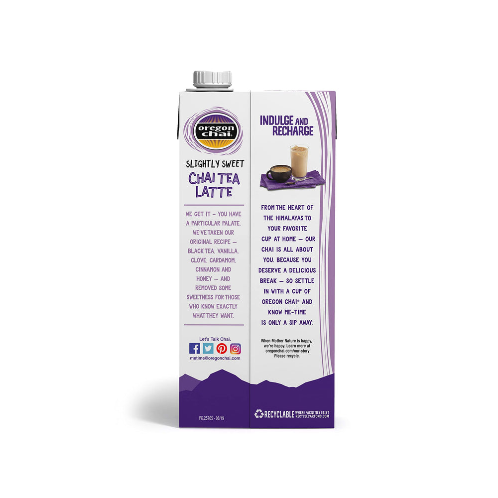 Oregon Chai pack de seis botellas ideal para hogar o cafetería