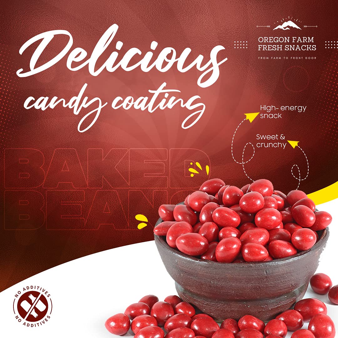 OREGON FARM FRESH SNACKS primer plano de recubrimiento crujiente y textura