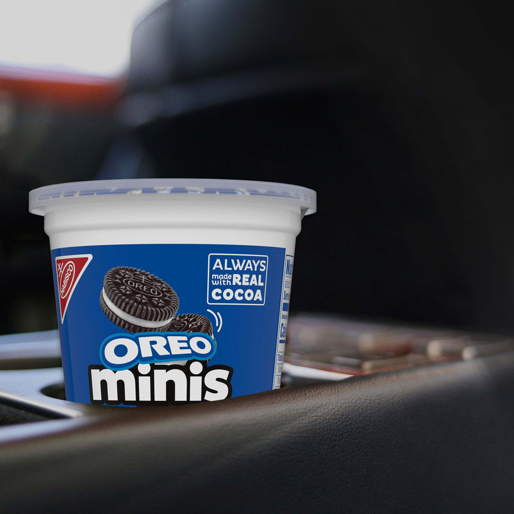 OREO minis vaso reclosable con tapa sellada para conservar frescura