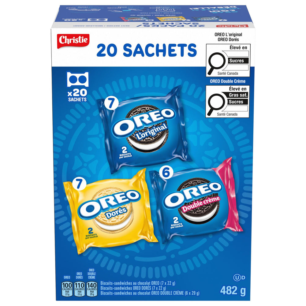 Oreo paquete individual Golden con wafers dorados y sabor suave