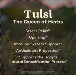 ORGANIC INDIA mezcla de Tulsi, ashwagandha y manzanilla en detalle
