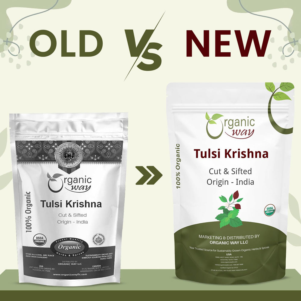 Organic Way comparación de tamaño 16 oz junto a taza para escala