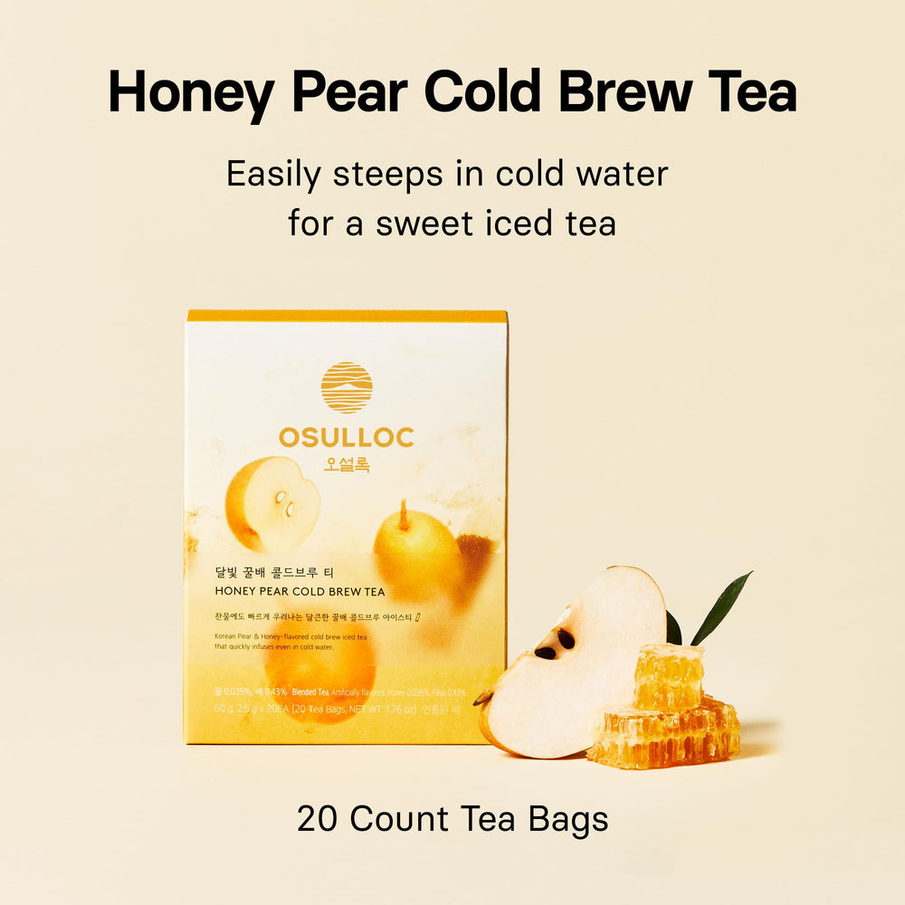 Osulloc vaso con hielo y té Cold Brew mostrando refresco inmediato y apariencia