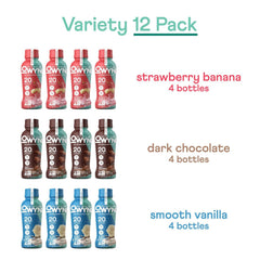 OWYN batido servido en vaso listo para beber y recargar energía