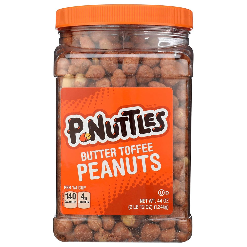 P-nuttles tarro frontal mostrando 44 oz y apariencia atractiva