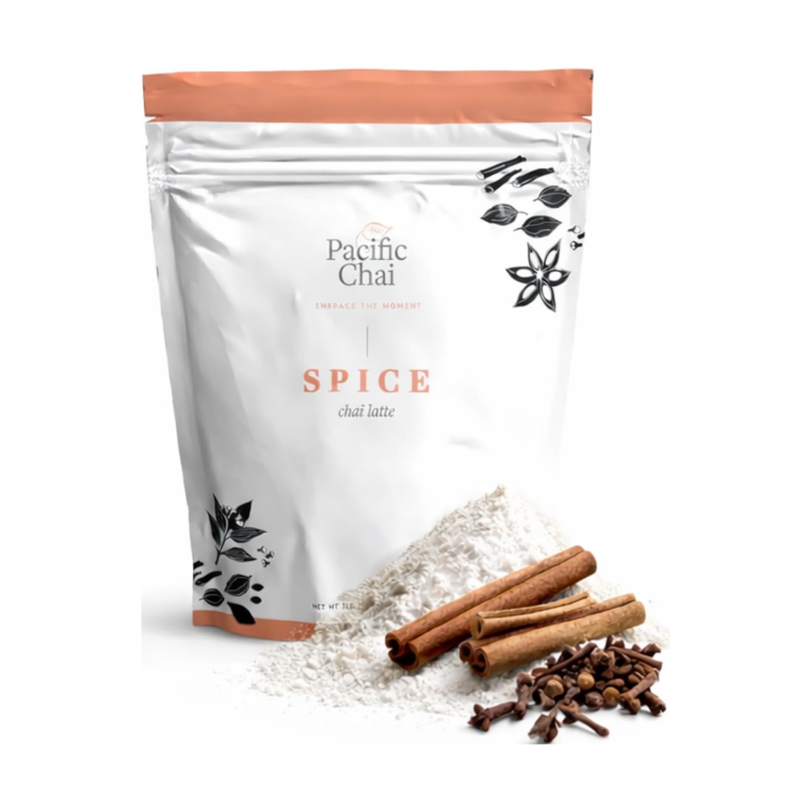 Pacific Chai detalle del polvo con textura fina que facilita disolución rápida