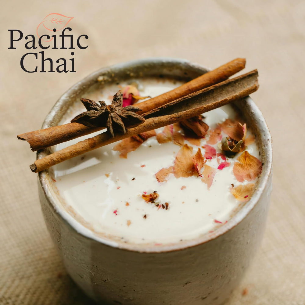 Pacific Chai preparación en cocina casera, ahorro de tiempo y facilidad