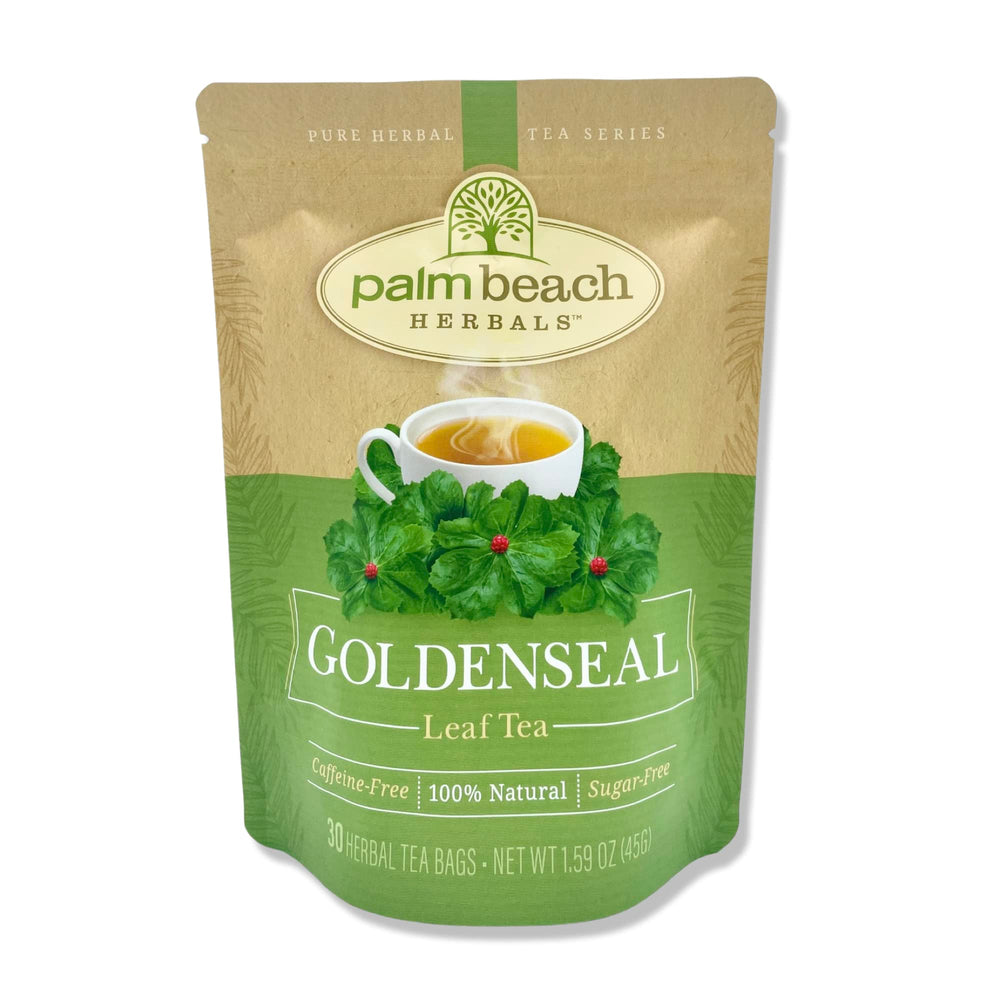 Palm Beach Medicinal Herbs frontal del empaque mostrando frescura