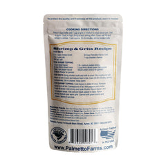 Palmetto Farms textura cercana con motas de salvado y cremosidad