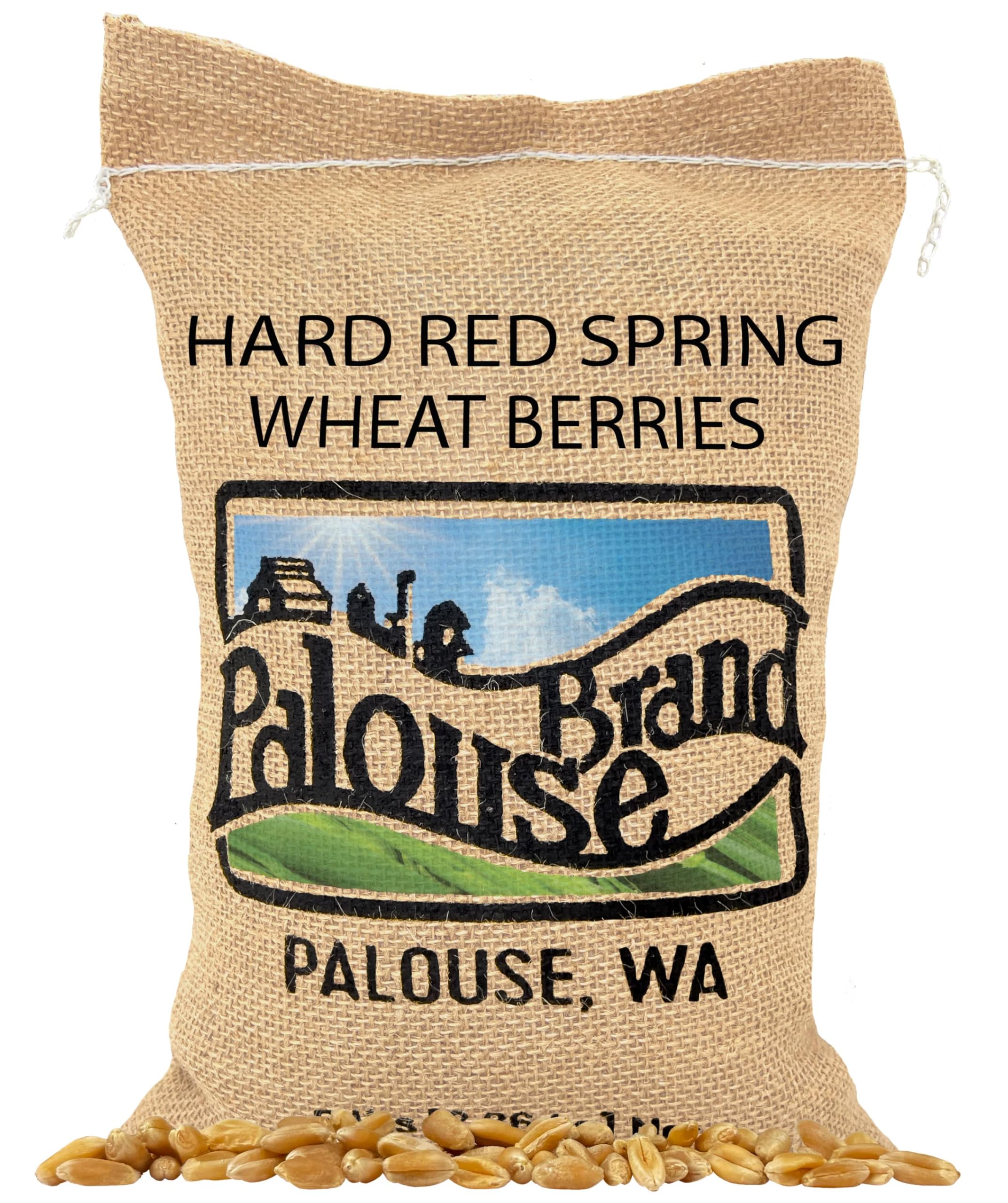 Palouse Brand frontal del paquete mostrando certificaciones y origen