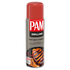 PAM spray usado en rejilla con carne, evita que los filetes se peguen