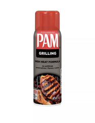 PAM spray para parrilla pack frente, envases listos y convenientes