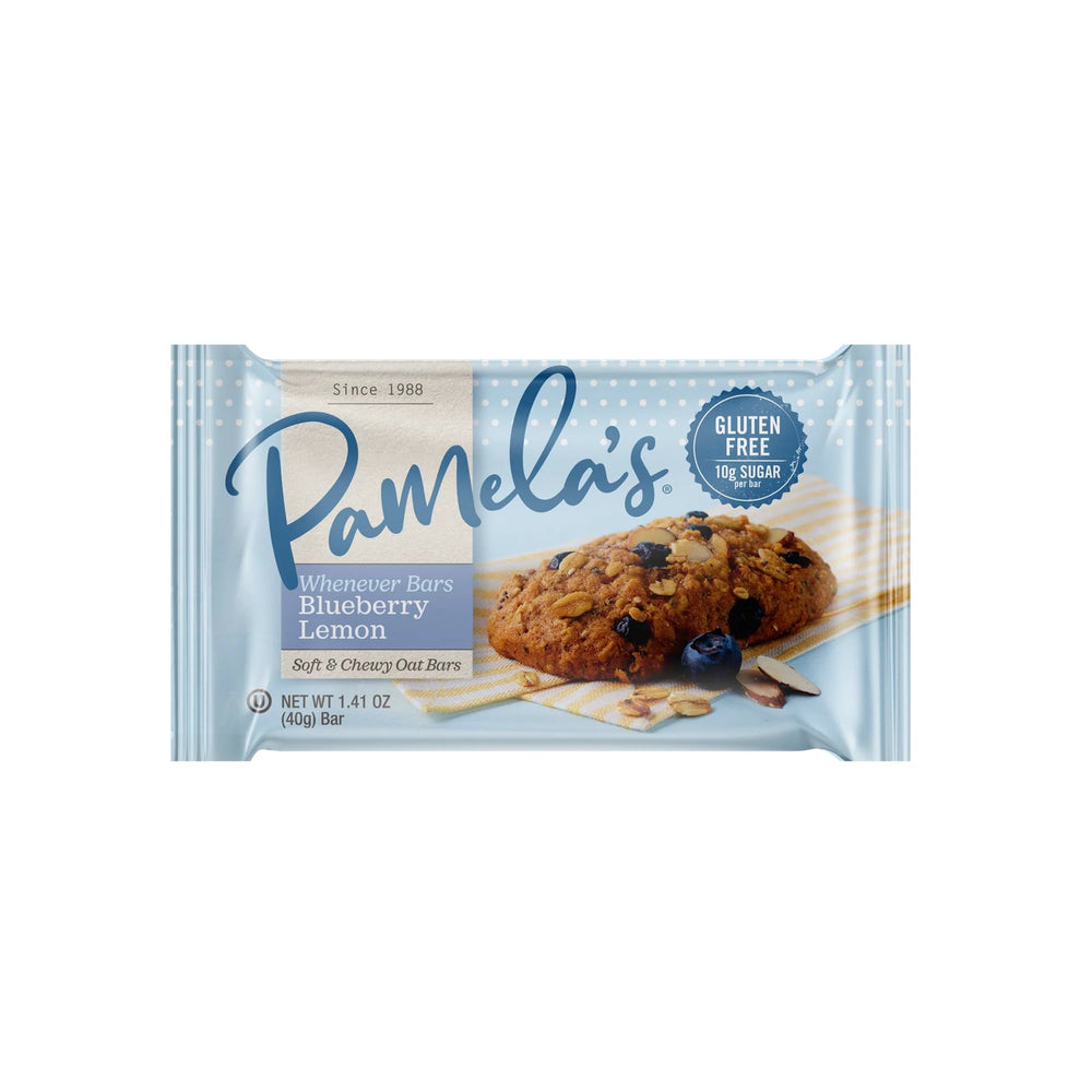 Pamela's ingredientes: avena y chía destacando fibra y densidad