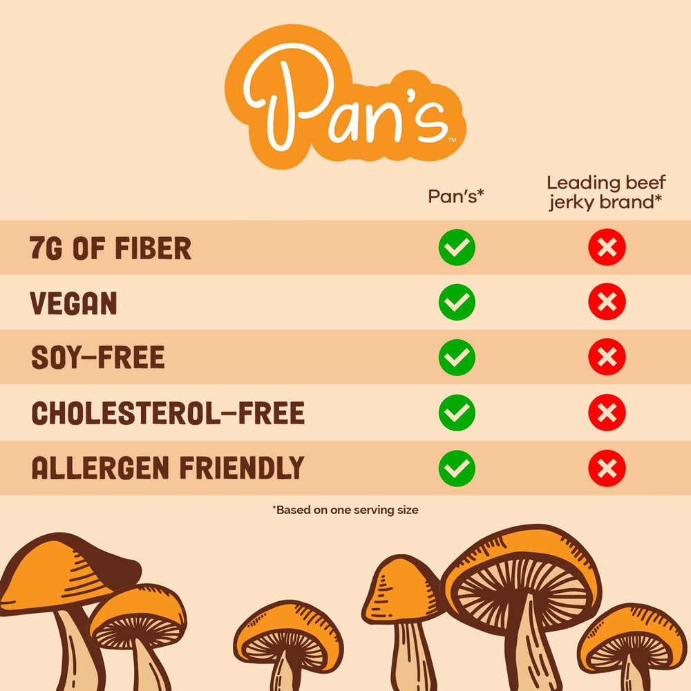 Pan's jerky en picnic, snack vegano ideal para exteriores
