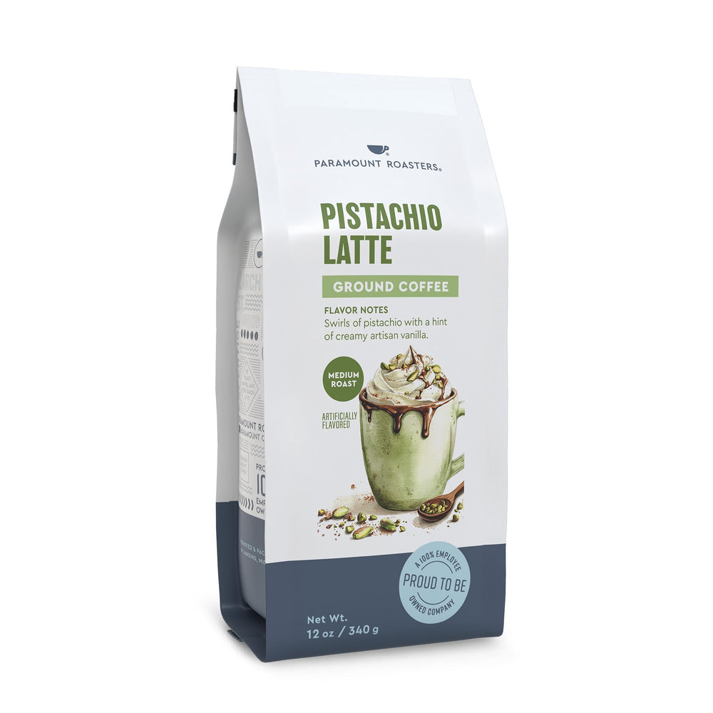 Paramount Roasters bolsa frontal mostrando empaque y beneficio conveniencia