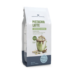 Paramount Roasters bolsa frontal mostrando empaque y beneficio conveniencia