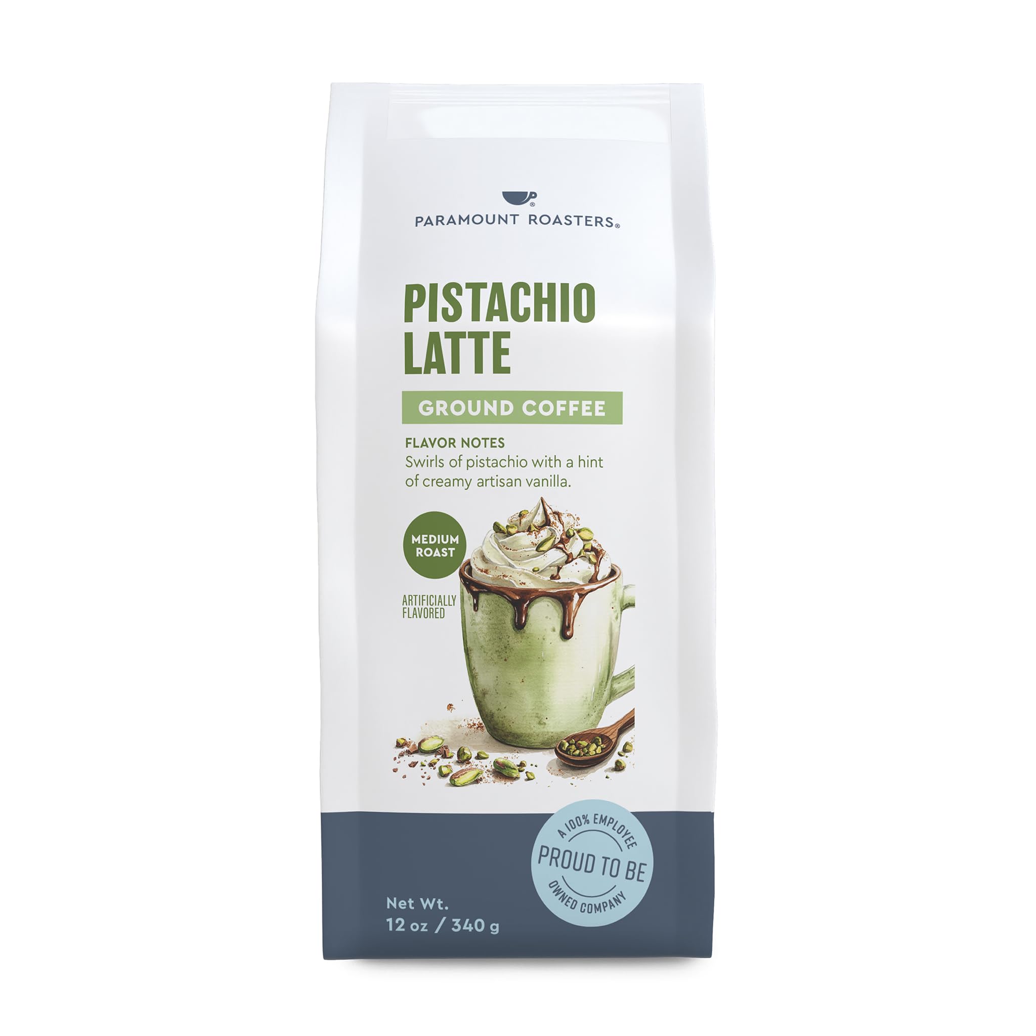 Paramount Roasters detalle del café molido resaltando aroma intenso