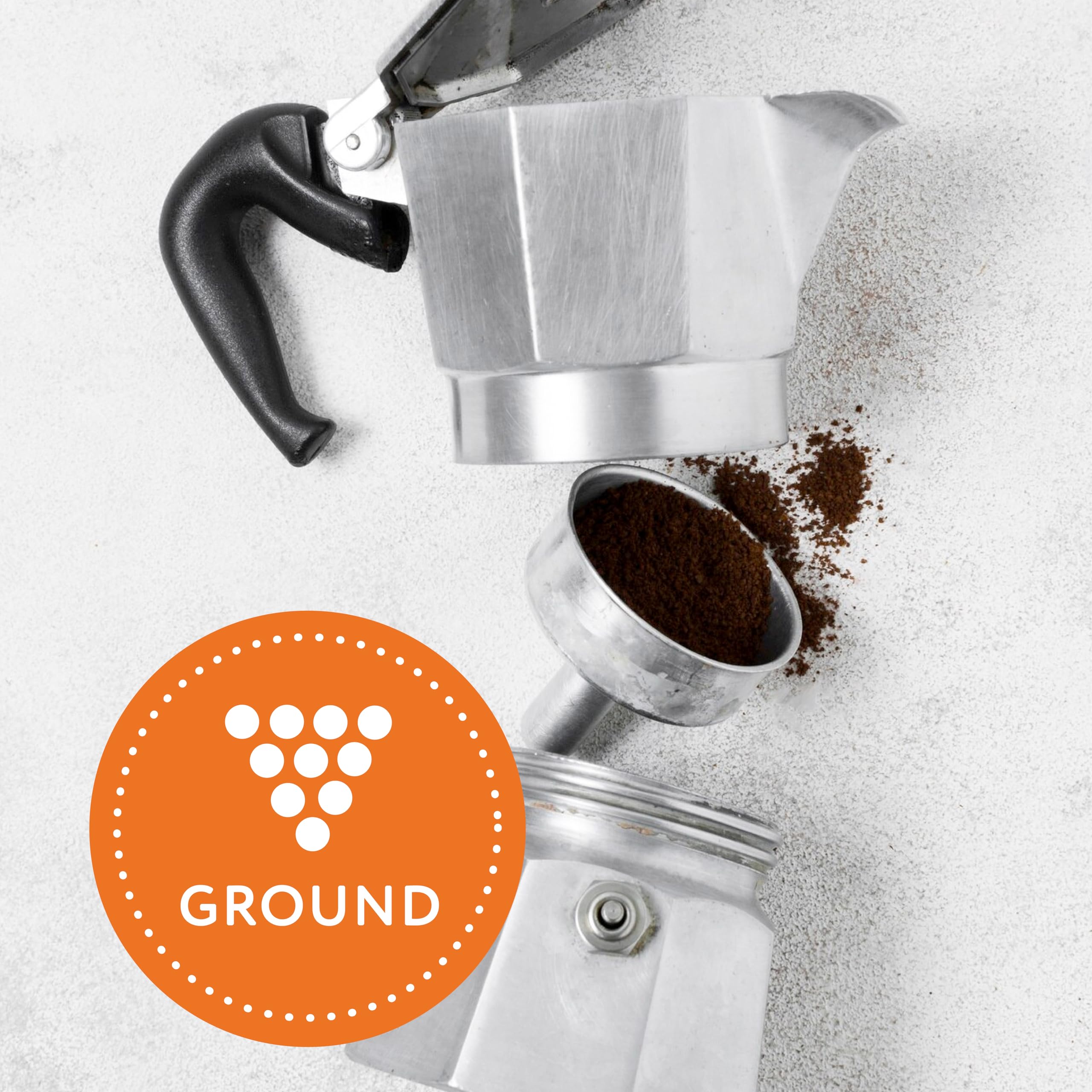 Paramount Roasters textura del café molido revela molienda uniforme útil para filtros