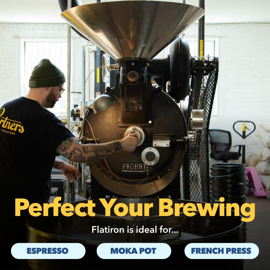 PARTNERS COFFEE ROASTERS granos enteros textura visible que conserva aromas