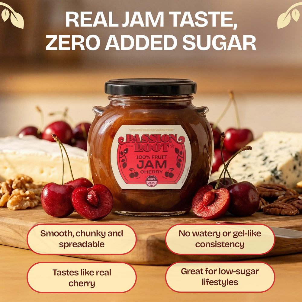 Passion Root etiqueta con certificaciones non-gmo y kosher visibles
