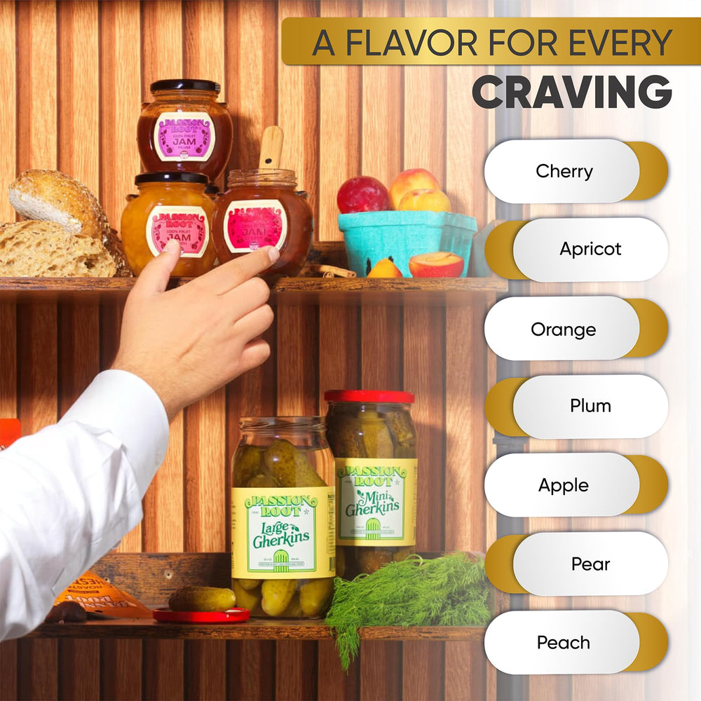 Passion Root ingredientes cereza real enfatizando sabor auténtico